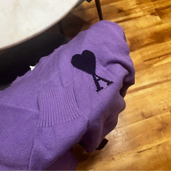 Ami purple sweater - Picture 2 of 6